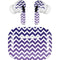 Chevron Purple Ombre AirPods Skins