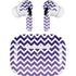 Chevron Purple Ombre AirPods Skins