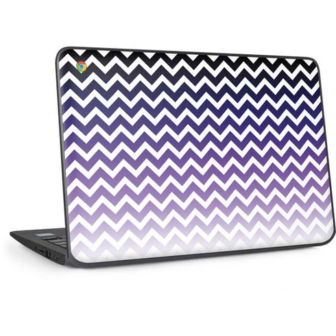 Chevron Purple Ombre HP Chromebook Skin