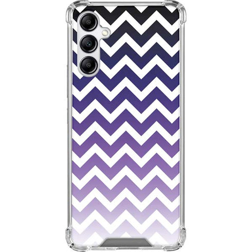 Chevron Purple Ombre Gabb Phone 4 Clear Case
