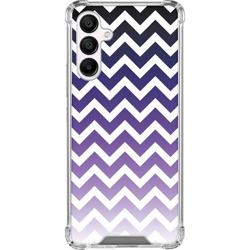 Chevron Purple Ombre Galaxy A16 5G Clear Case
