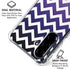 Chevron Purple Ombre Galaxy A36 5G Clear Case