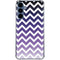 Chevron Purple Ombre Galaxy A55 5G Clear Case