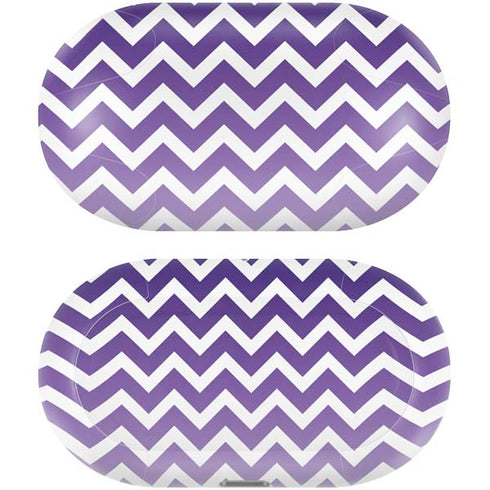 Chevron Purple Ombre Galaxy Buds Plus Skin