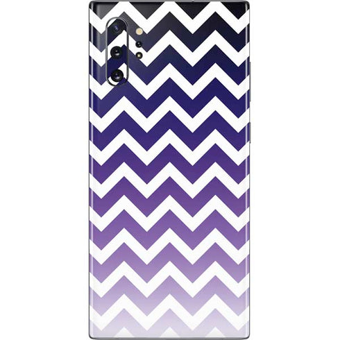 Chevron Purple Ombre Galaxy Note 10 Plus Skin