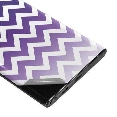 Chevron Purple Ombre Galaxy Note 10 Plus Skin