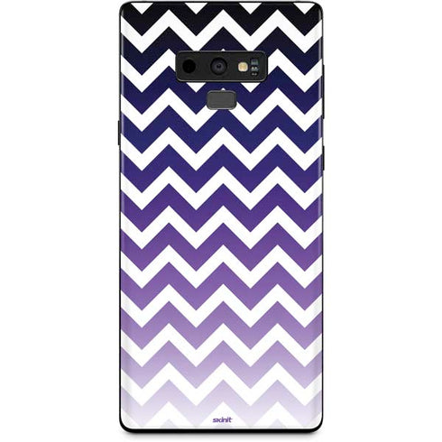 Chevron Purple Ombre Galaxy Note 9 Skin