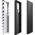 Chevron Purple Ombre Galaxy S23 Ultra Pro Case