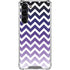 Chevron Purple Ombre Galaxy S24 FE Clear Case