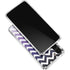 Chevron Purple Ombre Galaxy S24 FE Clear Case