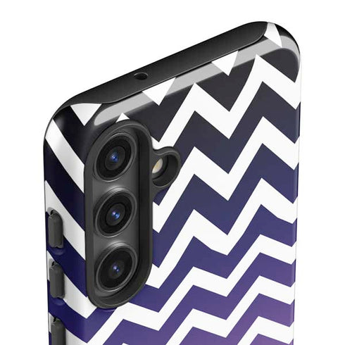 Chevron Purple Ombre Galaxy S25 Impact Case