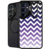 Chevron Purple Ombre Galaxy S24 Kickstand Case