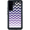 Chevron Purple Ombre Galaxy S24 Plus Waterproof Case