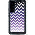 Chevron Purple Ombre Galaxy S24 Plus Waterproof Case