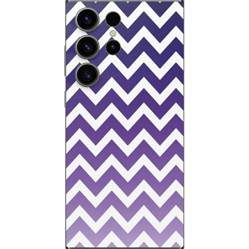Chevron Purple Ombre Galaxy S24 Ultra Skin