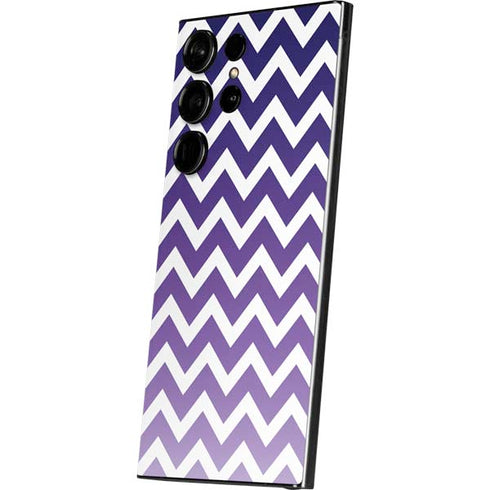 Chevron Purple Ombre Galaxy S25 Ultra Skin