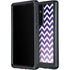 Chevron Purple Ombre Galaxy S24 Ultra Waterproof Case