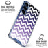 Chevron Purple Ombre Galaxy S25 Clear Case