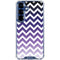 Chevron Purple Ombre Galaxy S25 Plus Clear Case
