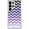 Chevron Purple Ombre Galaxy S25 Ultra Clear Case