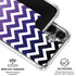 Chevron Purple Ombre Galaxy S26 Clear Case
