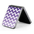 Chevron Purple Ombre Galaxy Z Flip6 Skin