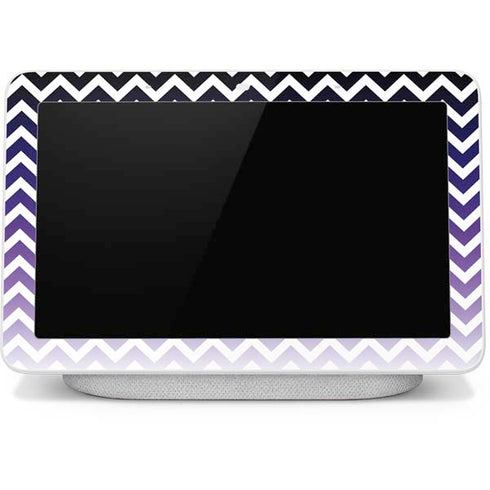 Chevron Purple Ombre Google Home Hub Skin
