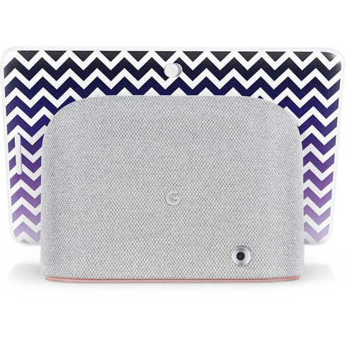 Chevron Purple Ombre Google Home Hub Skin