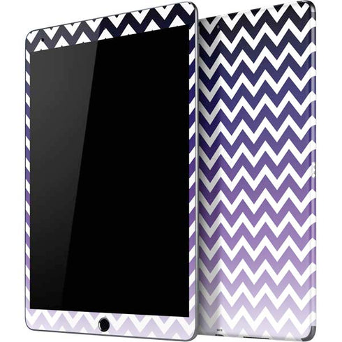 Chevron Purple Ombre iPad Skins
