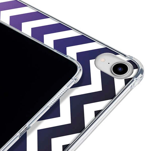 Chevron Purple Ombre iPad 11th Gen (2025) Clear Case