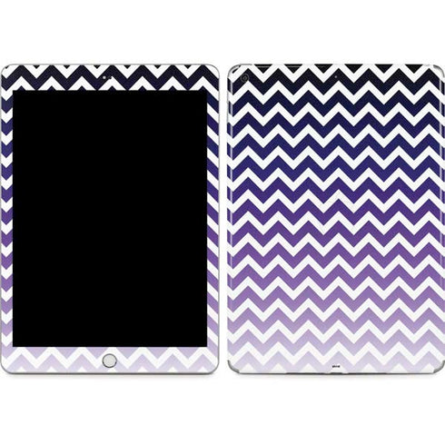 Chevron Purple Ombre Apple iPad Skin