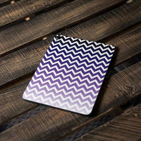 Chevron Purple Ombre Apple iPad Pro Skin