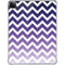 Chevron Purple Ombre iPad Pro 11in (2024) Clear Case