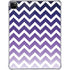 Chevron Purple Ombre iPad Pro 11in (2024) Clear Case