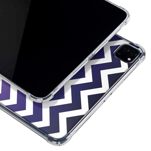 Chevron Purple Ombre iPad Cases