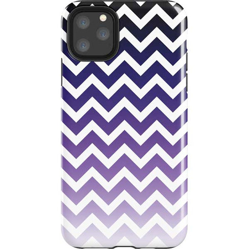 Chevron Purple Ombre iPhone Cases