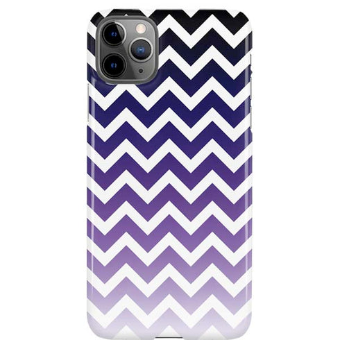 Chevron Purple Ombre iPhone Cases