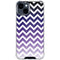 Chevron Purple Ombre iPhone 15 Clear Case