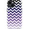 Chevron Purple Ombre iPhone 15 Impact Case