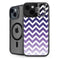 Chevron Purple Ombre iPhone 15 Kickstand Case