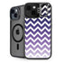 Chevron Purple Ombre iPhone 15 Plus Kickstand Case
