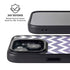 Chevron Purple Ombre iPhone 15 Plus Kickstand Case