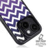 Chevron Purple Ombre iPhone 15 Plus Kickstand Case