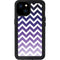 Chevron Purple Ombre iPhone 15 Plus Waterproof Case