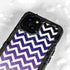 Chevron Purple Ombre iPhone 15 Plus Waterproof Case