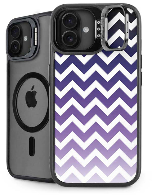 Chevron Purple Ombre iPhone 16 Kickstand Case