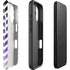 Chevron Purple Ombre iPhone 16 Plus Impact Case