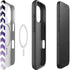 Chevron Purple Ombre iPhone 16 Plus Magsafe Impact Case