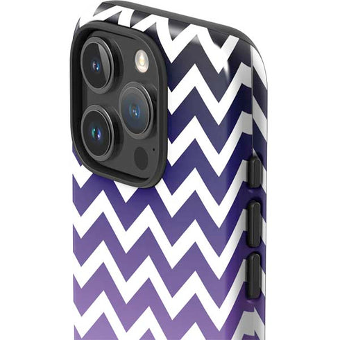 Chevron Purple Ombre iPhone 16 Pro Impact Case