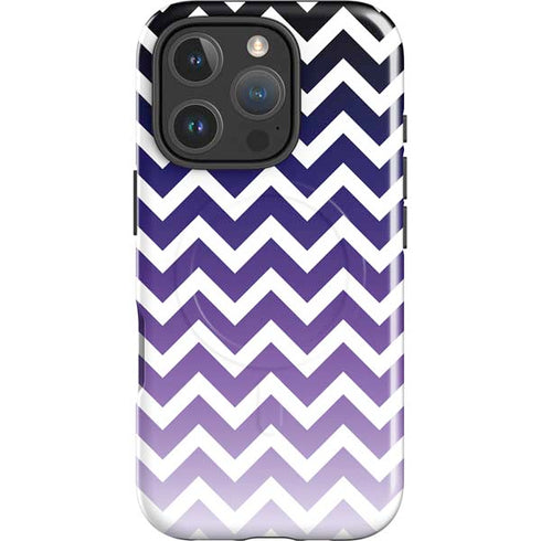 Chevron Purple Ombre iPhone 16 Pro Magsafe Impact Case